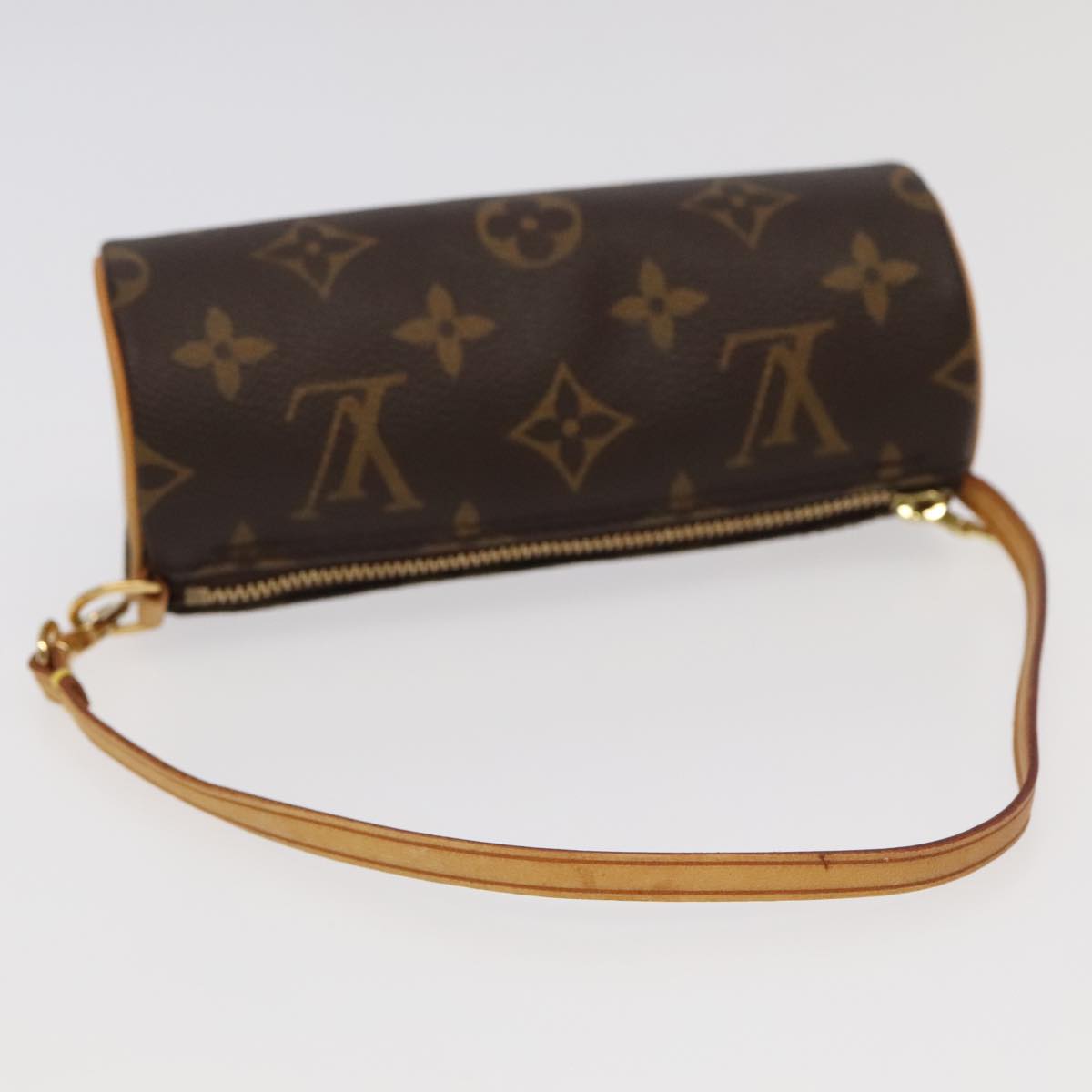 LOUIS VUITTON Monogram Papillon Pouch LV Auth 98347