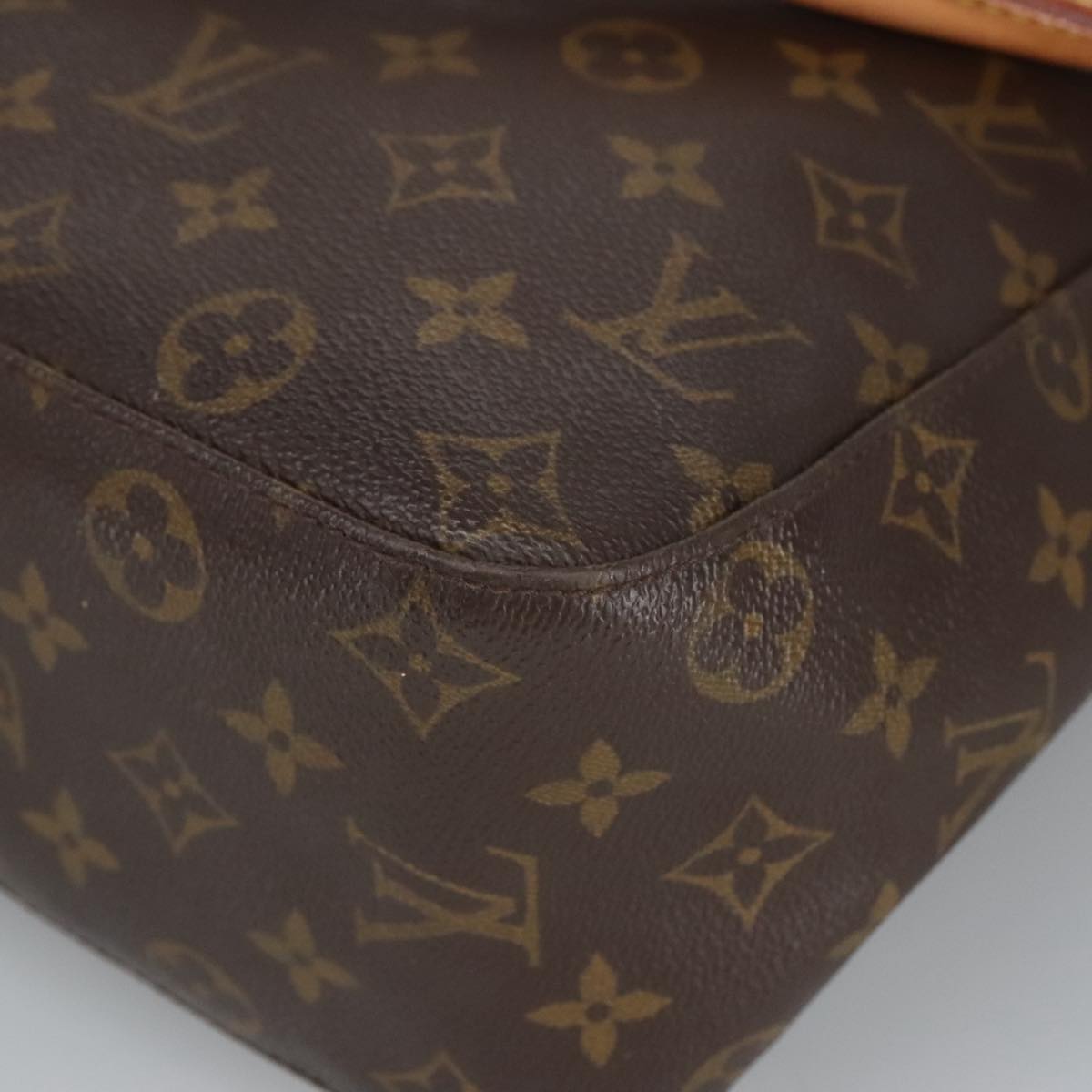 LOUIS VUITTON Monogram Looping GM Shoulder Bag M51145 LV Auth 98349