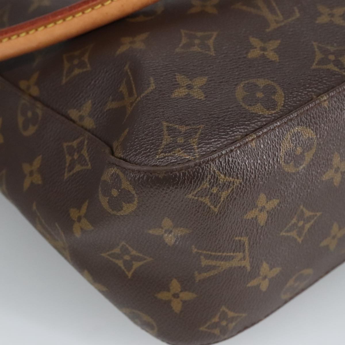 LOUIS VUITTON Monogram Looping GM Shoulder Bag M51145 LV Auth 98349