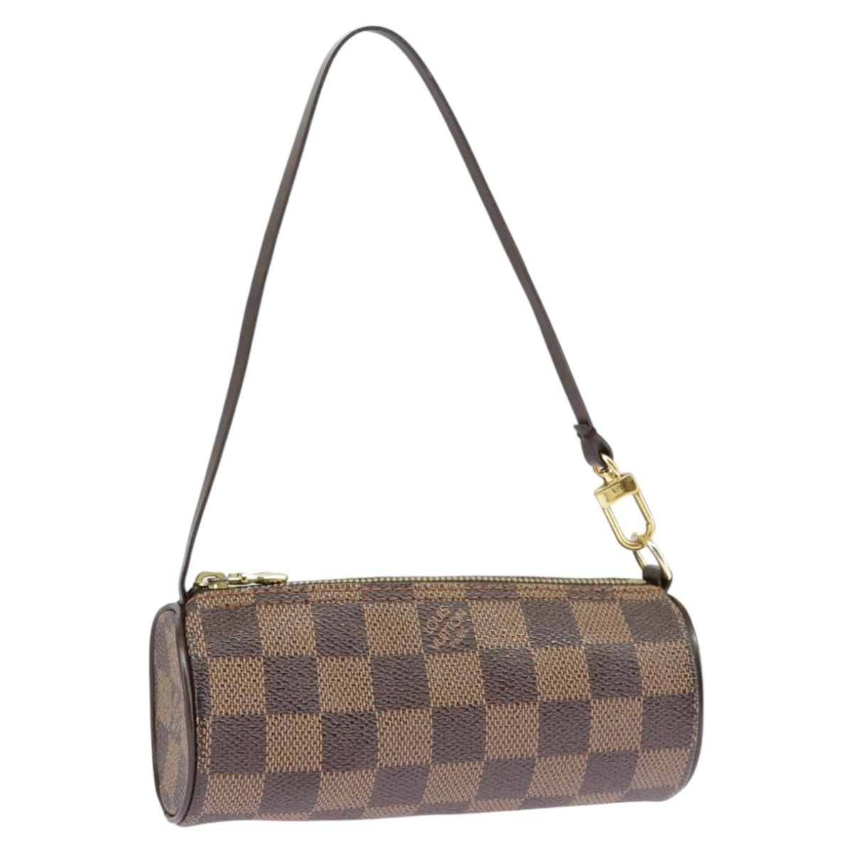 LOUIS VUITTON Damier Ebene Papillon Pouch LV Auth 98352