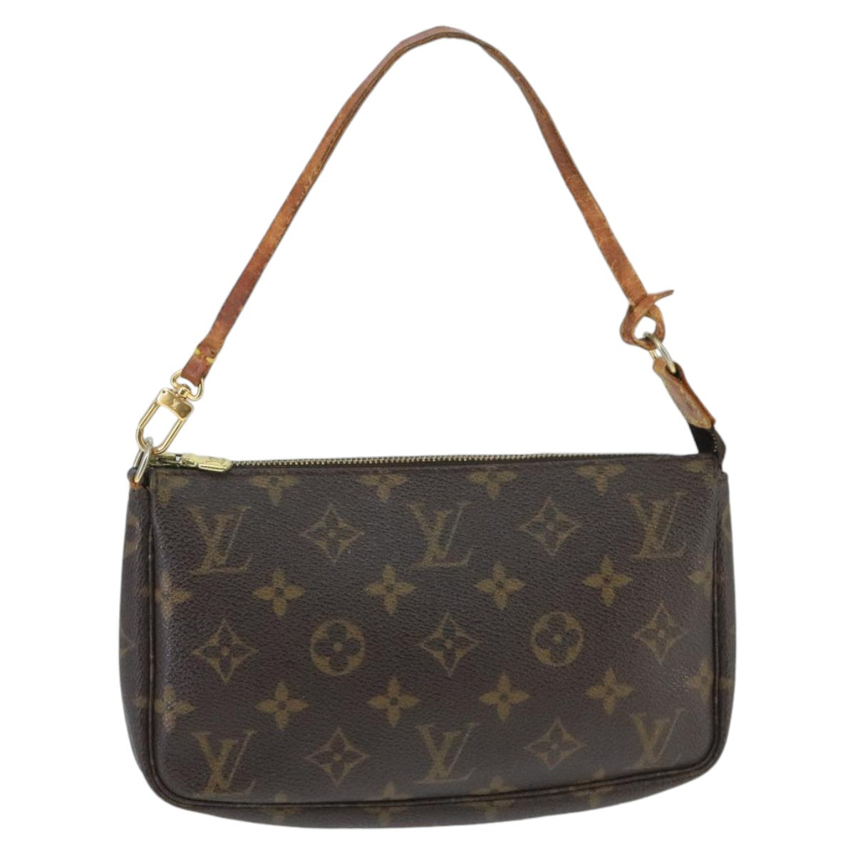 LOUIS VUITTON Monogram Pochette Accessoires Pouch M51980 LV Auth 98354