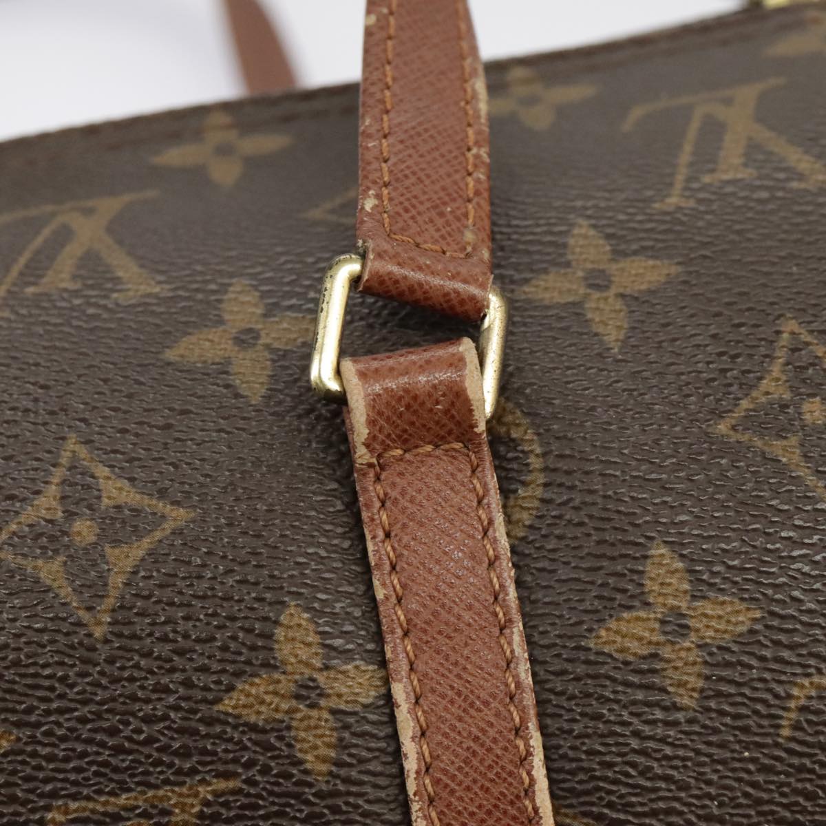 LOUIS VUITTON Monogram Papillon 30 Hand Bag M51385 LV Auth 98358