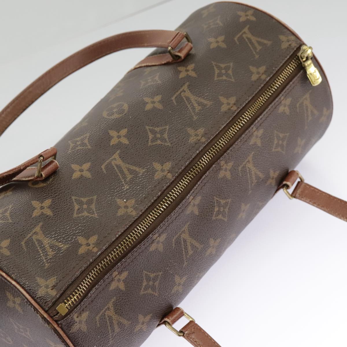 LOUIS VUITTON Monogram Papillon 30 Hand Bag M51385 LV Auth 98358