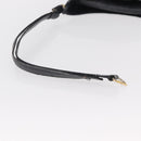 GUCCI GG Supreme Shoulder Bag PVC Leather Navy Gold Auth 98370-7