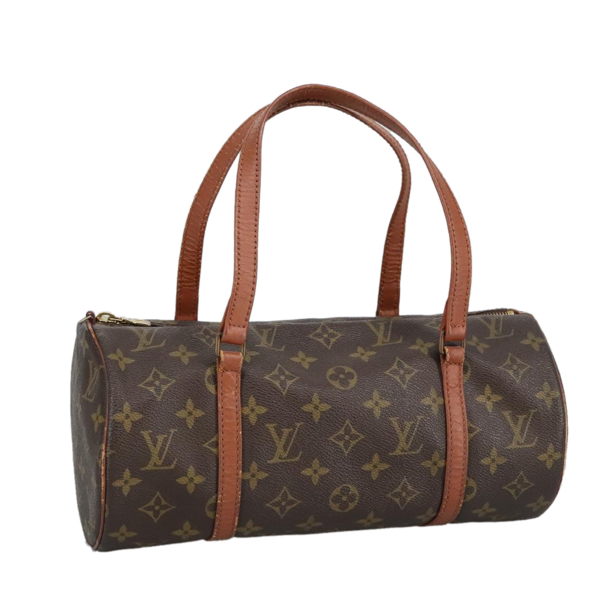 LOUIS VUITTON Monogram Papillon 30 Hand Bag M51385 LV Auth 98376