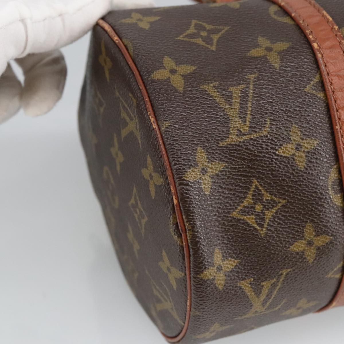 LOUIS VUITTON Monogram Papillon 30 Hand Bag M51385 LV Auth 98376