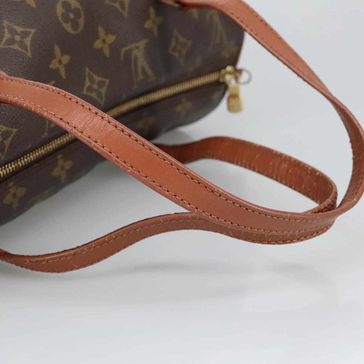 LOUIS VUITTON Monogram Papillon 30 Hand Bag M51385 LV Auth 98376