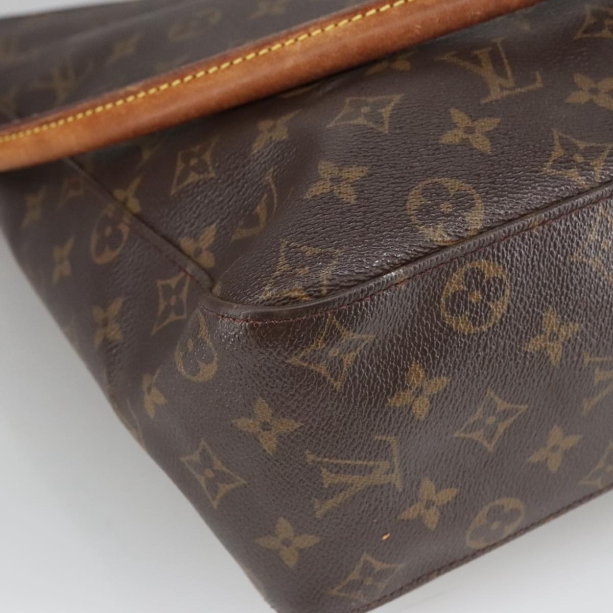 LOUIS VUITTON Monogram Looping GM Shoulder Bag M51145 LV Auth 98380