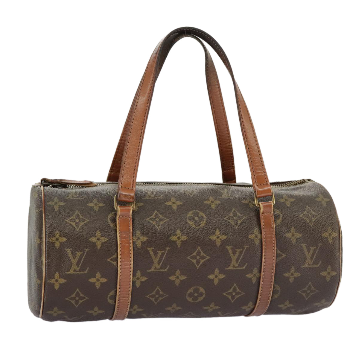 LOUIS VUITTON Monogram Papillon 30 Hand Bag M51385 LV Auth 98393