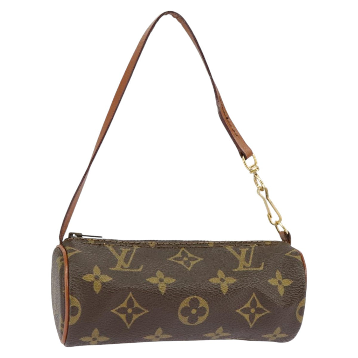 LOUIS VUITTON Monogram Papillon Pouch LV Auth 98394