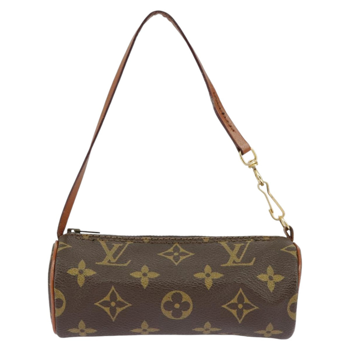 LOUIS VUITTON Monogram Papillon Pouch LV Auth 98394