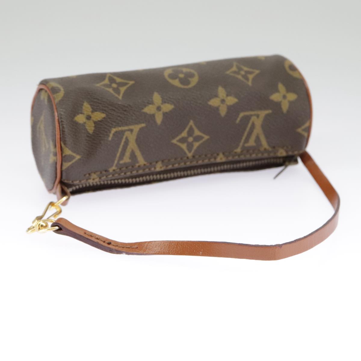 LOUIS VUITTON Monogram Papillon Pouch LV Auth 98394