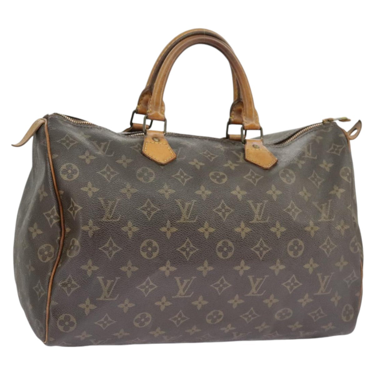 LOUIS VUITTON Monogram Speedy 35 Hand Bag M41524 LV Auth 98405