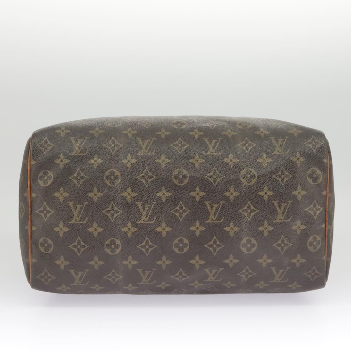 LOUIS VUITTON Monogram Speedy 35 Hand Bag M41524 LV Auth 98405