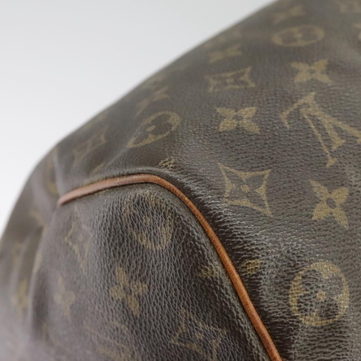 LOUIS VUITTON Monogram Speedy 35 Hand Bag M41524 LV Auth 98405