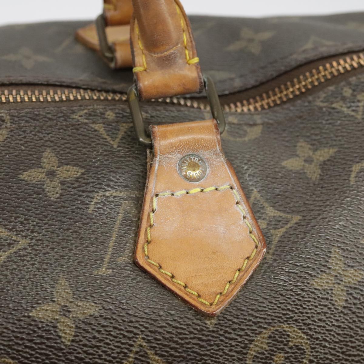 LOUIS VUITTON Monogram Speedy 35 Hand Bag M41524 LV Auth 98405