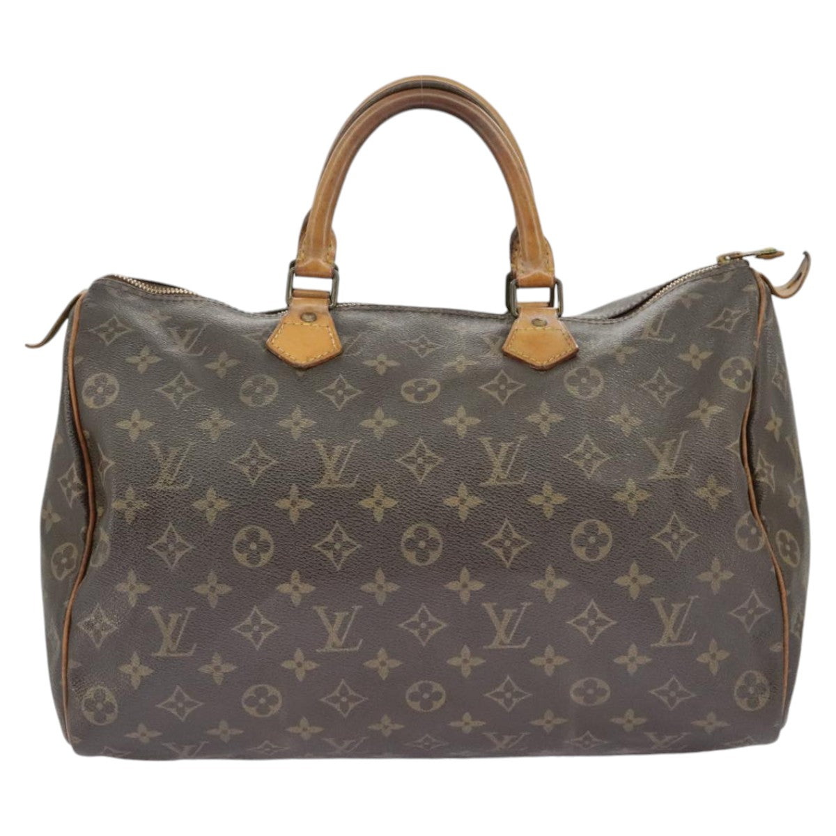 LOUIS VUITTON Monogram Speedy 35 Hand Bag M41524 LV Auth 98405