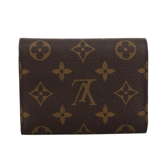 LOUIS VUITTON Monogram Vivienne Portefeuille Victorine Wallet M81638 Auth 98410SM