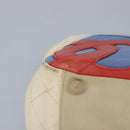 CHANEL Chain Tote Bag No5 Canvas White Silver CC Auth 98422-9