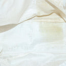 CHANEL Chain Tote Bag No5 Canvas White Silver CC Auth 98422-10