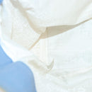 CHANEL Chain Tote Bag No5 Canvas White Silver CC Auth 98422-19