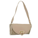 Salvatore Ferragamo Gancini Shoulder Bag Pink Gold Auth 98425-1