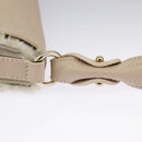 Salvatore Ferragamo Gancini Shoulder Bag Pink Gold Auth 98425-18