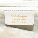 Salvatore Ferragamo Gancini Shoulder Bag Pink Gold Auth 98425-12