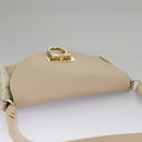 Salvatore Ferragamo Gancini Shoulder Bag Pink Gold Auth 98425-6