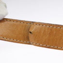 CELINE Macadam Canvas Shoulder Bag PVC Leather Brown Gold Auth 98428-8