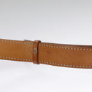 CELINE Macadam Canvas Shoulder Bag PVC Leather Brown Gold Auth 98428-16