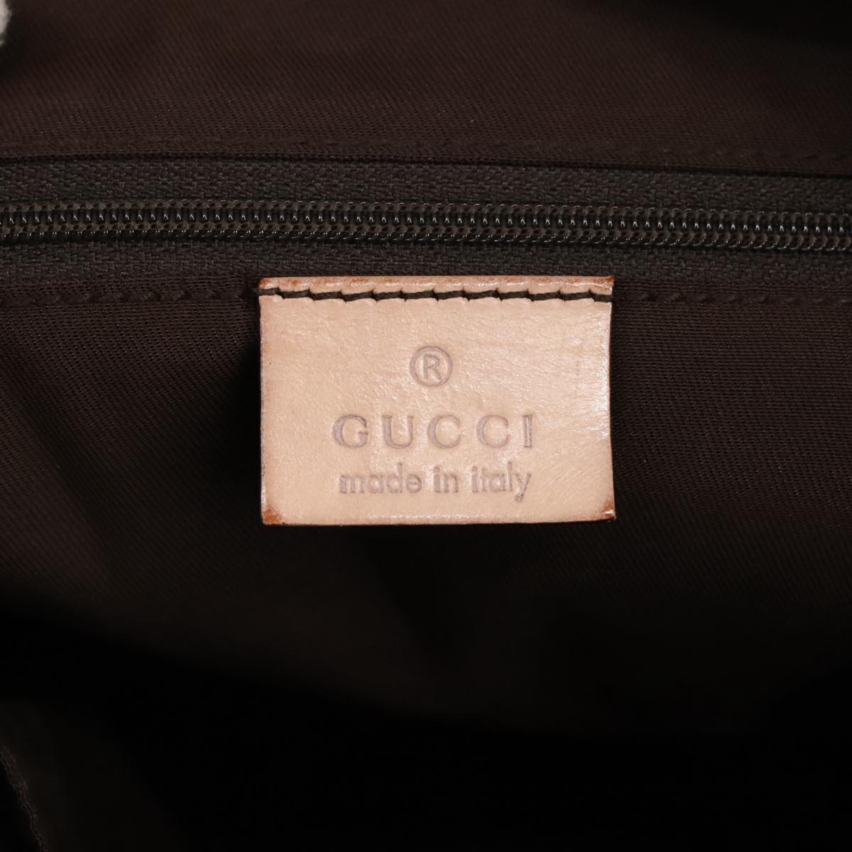 GUCCI GG Canvas Shoulder Bag Pink Gold 131326 Auth 98450