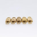 LOUIS VUITTON Padlock Metal 20 Set Gold Tone LV Auth 98462-10
