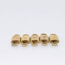 LOUIS VUITTON Padlock Metal 20 Set Gold Tone LV Auth 98462-4