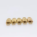 LOUIS VUITTON Padlock Metal 20 Set Gold Tone LV Auth 98462-6
