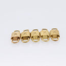 LOUIS VUITTON Padlock Metal 20 Set Gold Tone LV Auth 98462-7