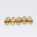 LOUIS VUITTON Padlock Metal 20 Set Gold Tone LV Auth 98462-9