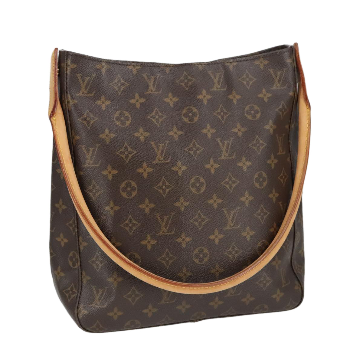 LOUIS VUITTON Monogram Looping GM Shoulder Bag M51145 LV Auth 98474