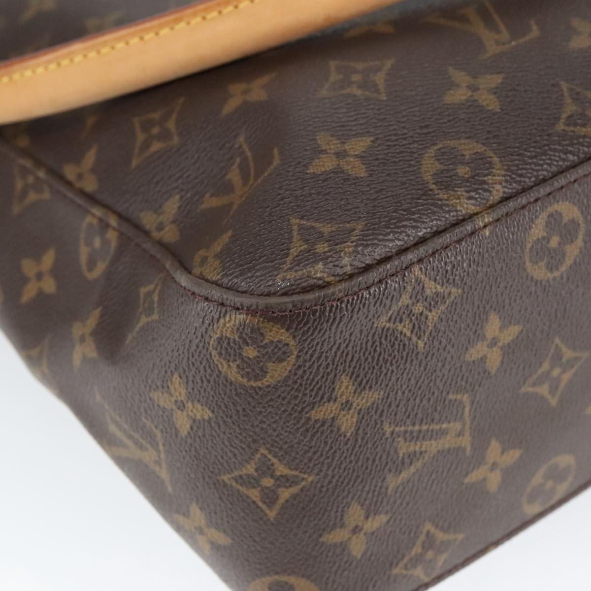 LOUIS VUITTON Monogram Looping GM Shoulder Bag M51145 LV Auth 98474