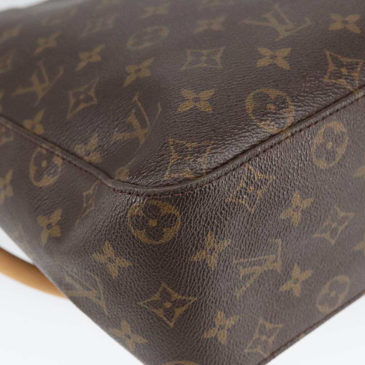 LOUIS VUITTON Monogram Looping GM Shoulder Bag M51145 LV Auth 98474