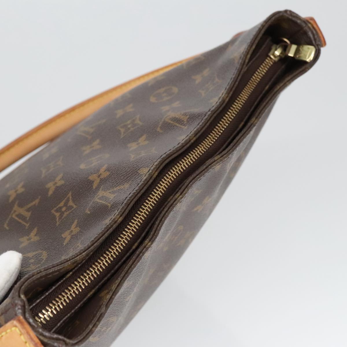 LOUIS VUITTON Monogram Looping GM Shoulder Bag M51145 LV Auth 98474