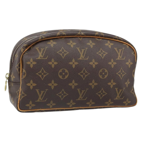 LOUIS VUITTON Monogram Trousse Toilette 25 Clutch Bag M47527 LV Auth 98479