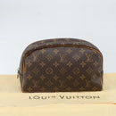 LOUIS VUITTON Monogram Trousse Toilette 25 Clutch Bag M47527 LV Auth 98479-22