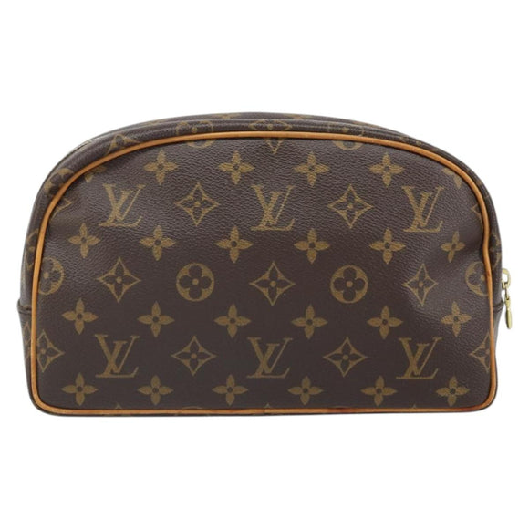 LOUIS VUITTON Monogram Trousse Toilette 25 Clutch Bag M47527 LV Auth 98479