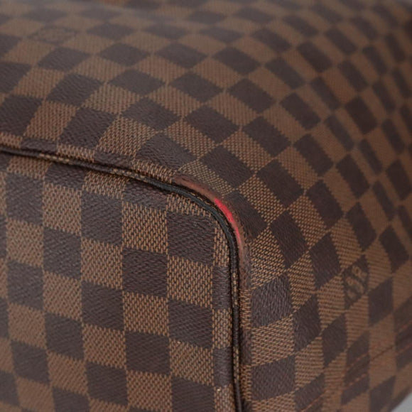LOUIS VUITTON Damier Ebene Neverfull GM Tote Bag N51106 LV Auth 98493