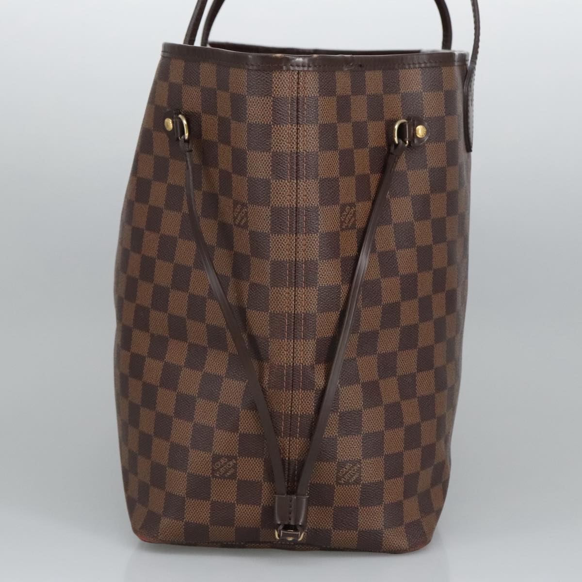 LOUIS VUITTON Damier Ebene Neverfull GM Tote Bag N51106 LV Auth 98493