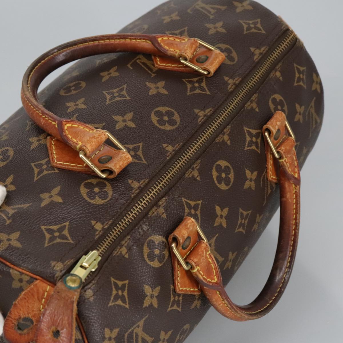 LOUIS VUITTON Monogram Speedy 30 Hand Bag M41526 LV Auth 98494