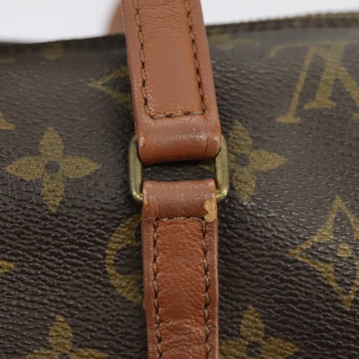 LOUIS VUITTON Monogram Papillon 30 Hand Bag M51385 LV Auth 98496