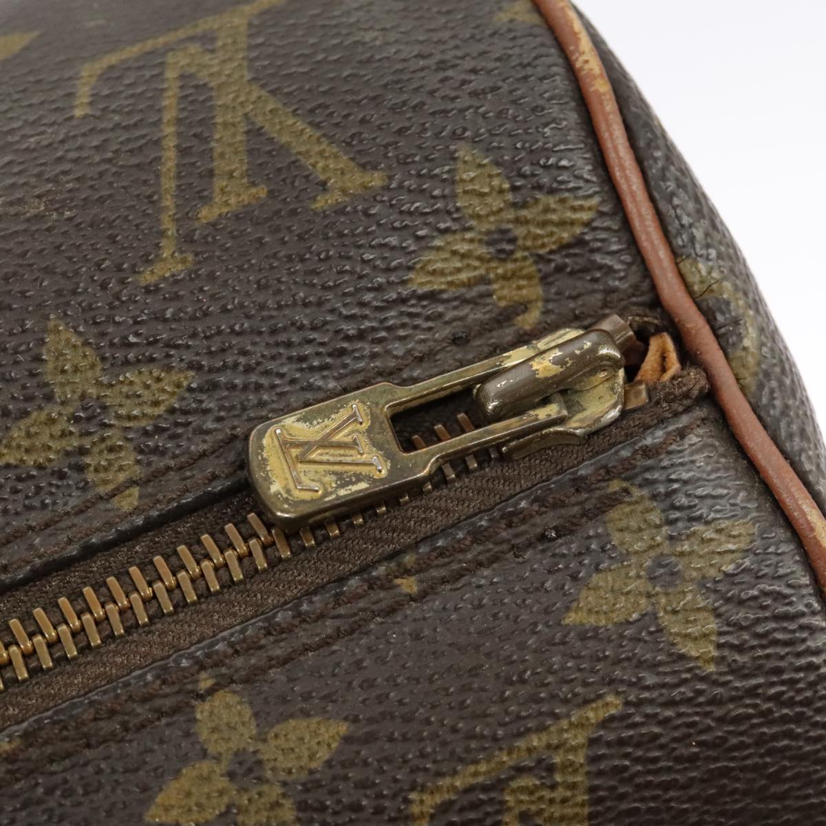 LOUIS VUITTON Monogram Papillon 30 Hand Bag M51385 LV Auth 98496