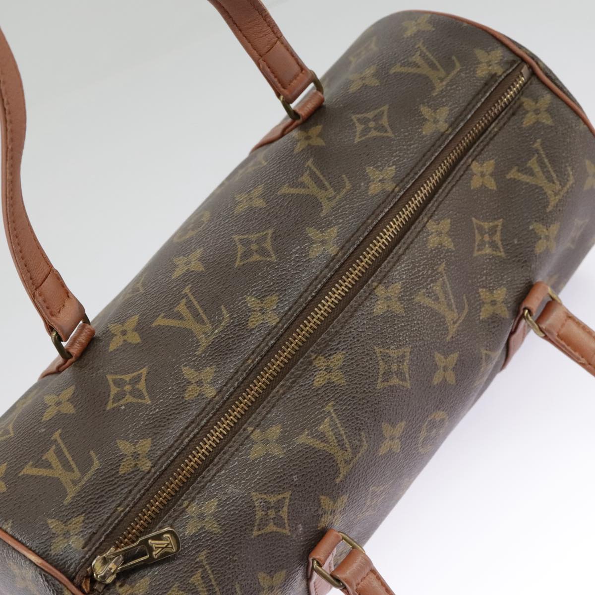 LOUIS VUITTON Monogram Papillon 30 Hand Bag M51385 LV Auth 98496